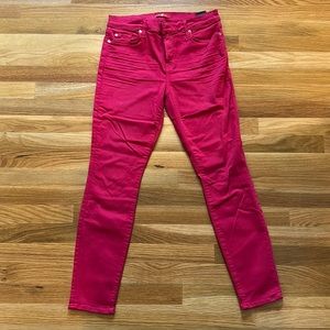 7 for all Mankind Pink Skinny Jeans size 30